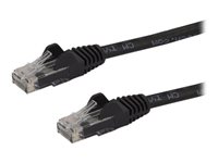 StarTech.com 2m CAT6  Cable - Black Snagless  CAT 6 Wire - 100W  RJ45 UTP 650MHz Category 6 Network Patch Cord UL/TIA (N6PATC2MBK) CAT 6 Ikke afskærmet parsnoet (UTP) 2m Patchkabel Sort