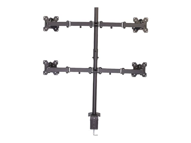 Support Quadruple Ecran avec M t et Fixation à Pince