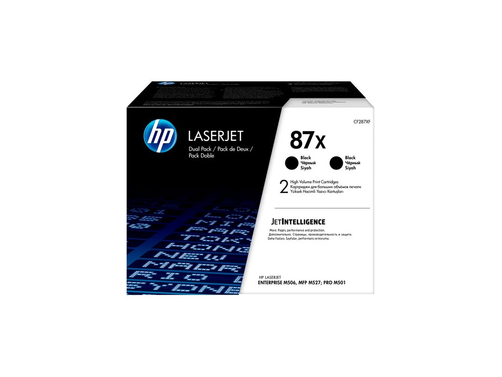 HP 87X LaserJet Toner cartouches Noir 2p