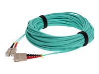 AddOn 15m SC OM3 Aqua Patch Cable