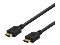 DELTACO HDMI-1030D HDMI-kabel med Ethernet 3m Sort