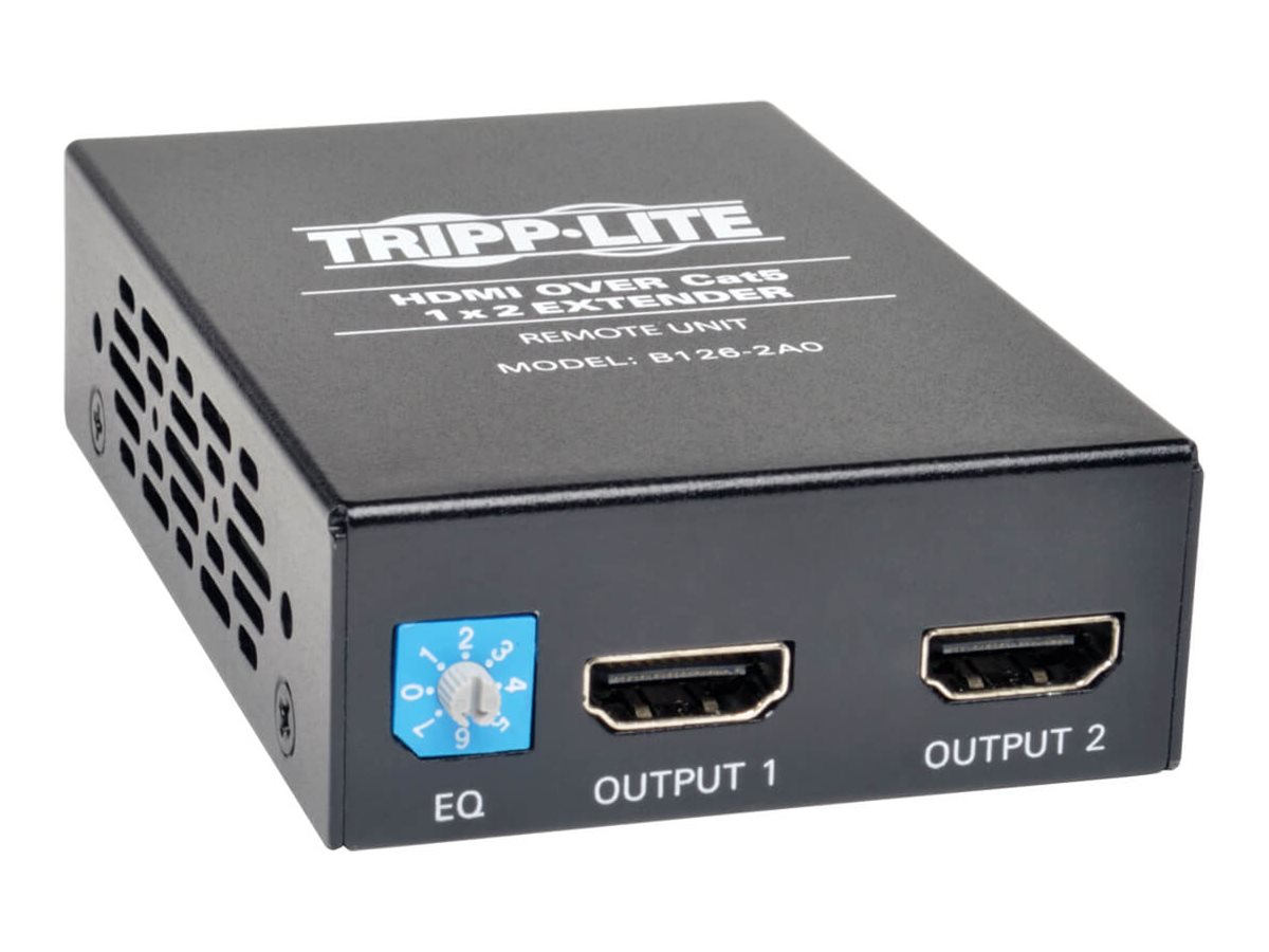 Tripp Lite 2-Port HDMI Over Cat5 Cat6 Audio Video Extender Remote Unit