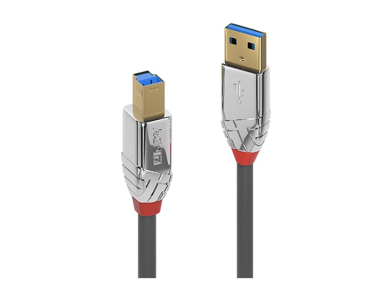 C ble USB 3.2 Type A vers B, 5Gbit/s, Cromo Line, 5m