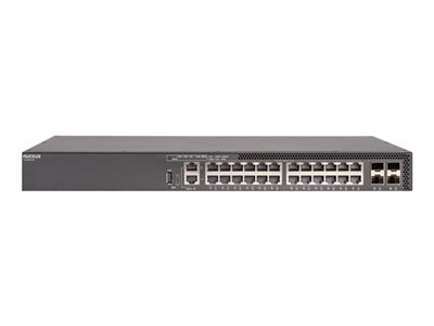 24 X 10/100/1000MBPS. CLASS 4 POE, 370W BUDGET. 4 X 1/10/25GBE SFP28