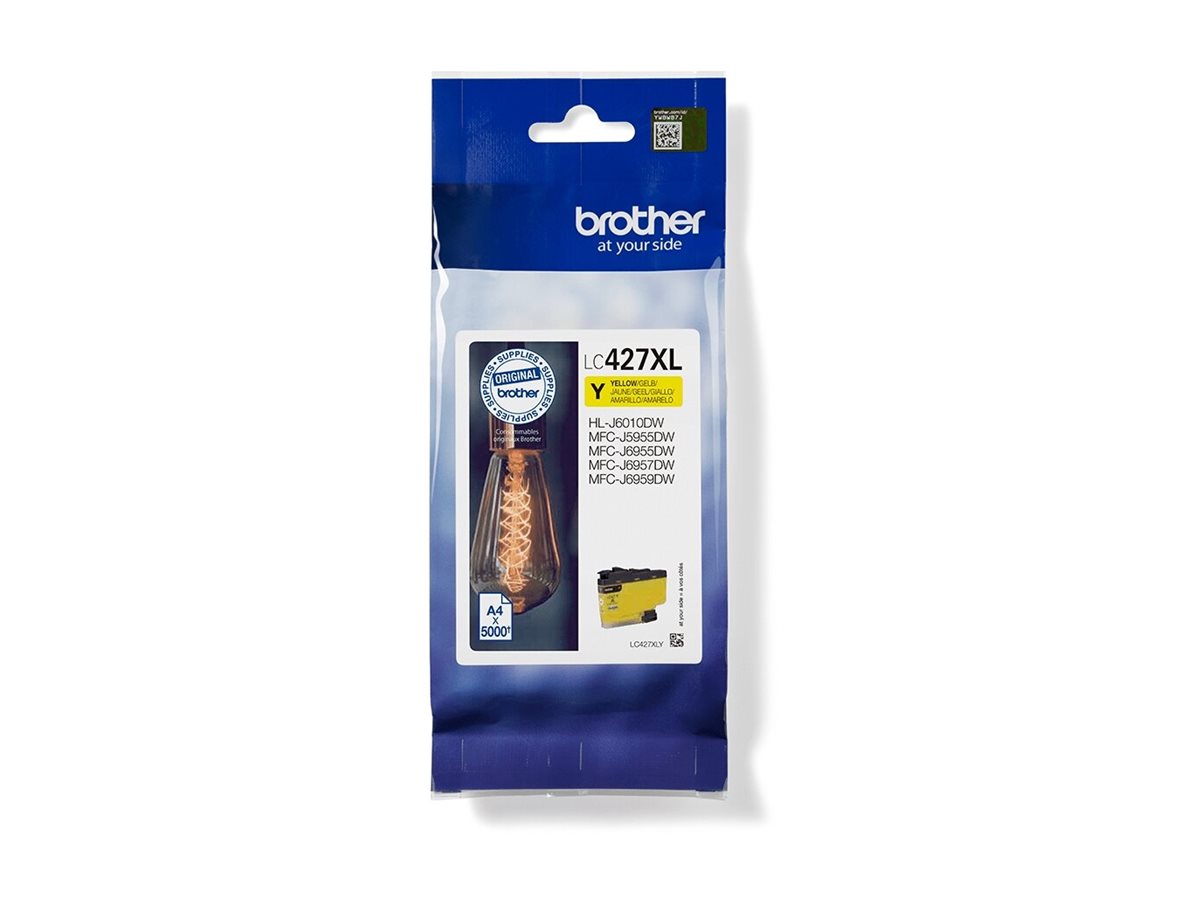 Brother Lc427xly High Capacity Yellow Original Ink Cartridge