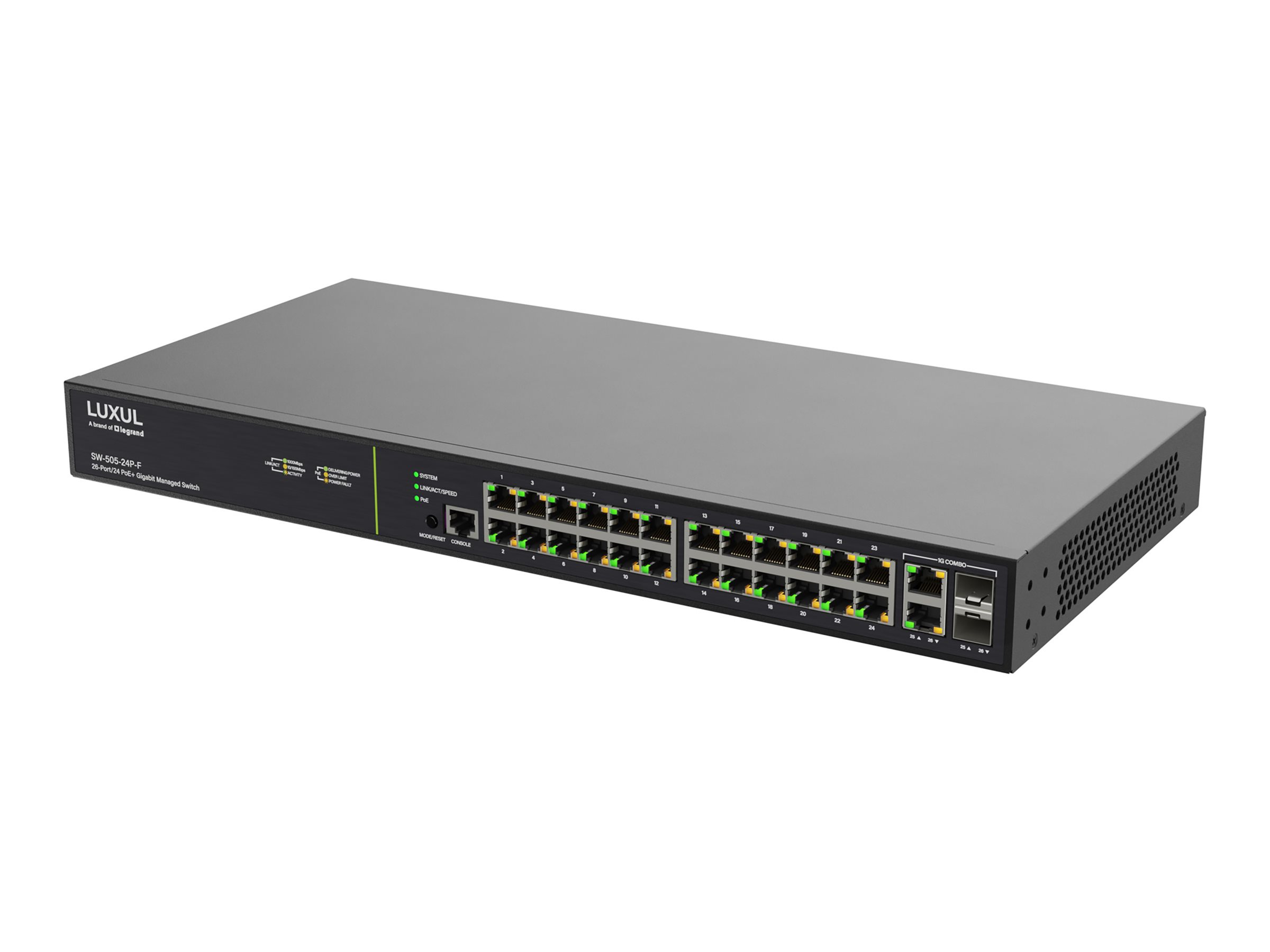 26-PORT (24 POE+) 1G MANAGED SWITCH NA