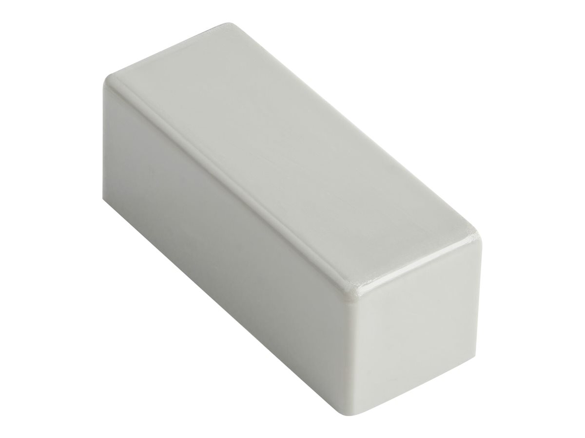 Startech 20 Pack Cable Raceway End Cap for CBMWD3816, Cable Management Accessories, Single Channel Raceway Fitting End Cap, Cable Raceway Connectors Wiring Duct End Piece UL Listed