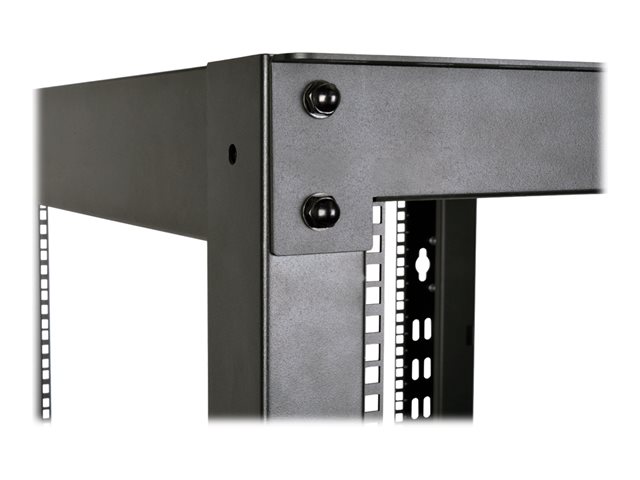 Tripp Lite 58U 4-Post Open Frame Rack Cabinet Heavy Duty 3000lb Capacity - Rack open frame - black texture powder coat - 58U - 19