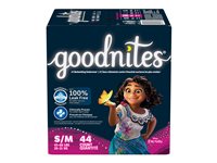 GoodNites NightTime Incontinence Underwear for Girls - Disney Princess - Small/Medium - 44 Count