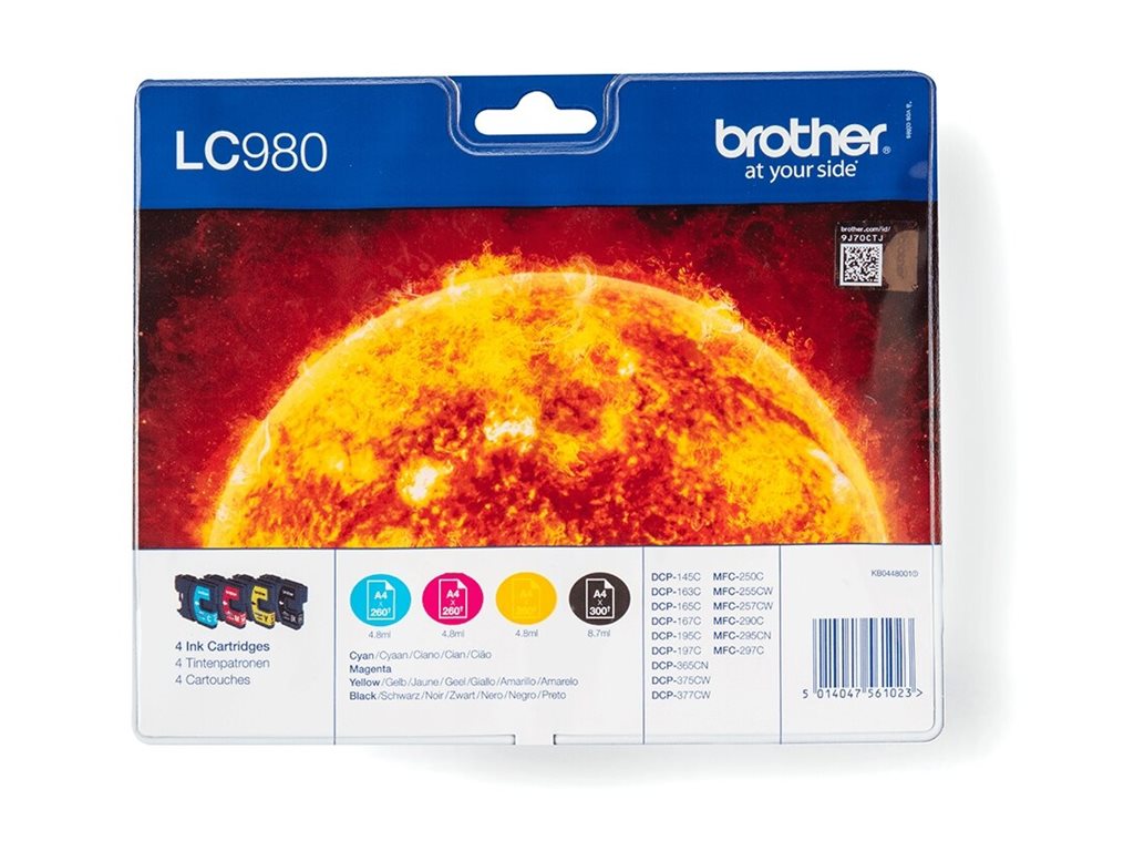 BROTHER PACK ENCRE NOIRE CYAN M