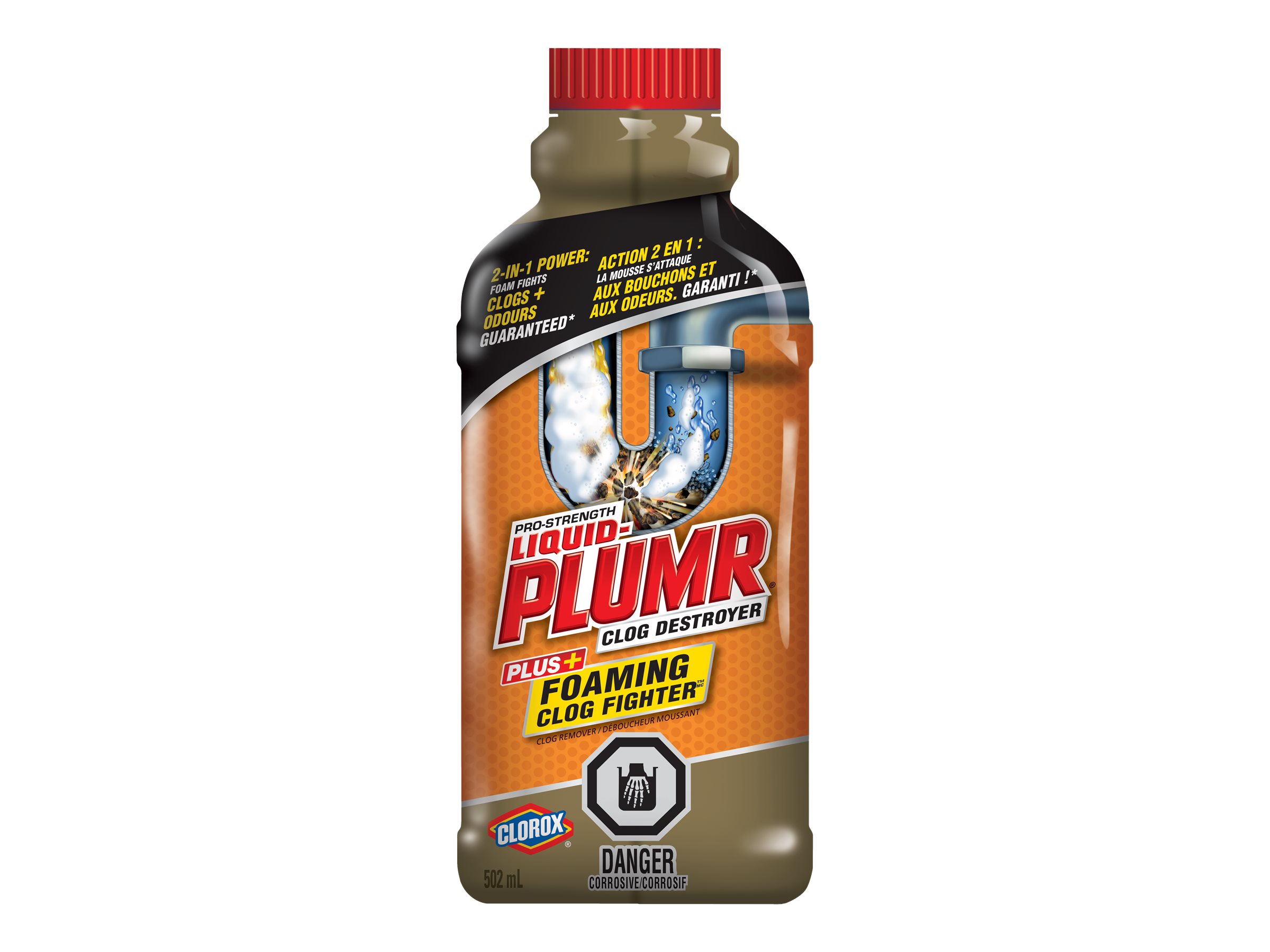 LiquidPlumr Foaming Clog Fighter Drain Cleaner 502ml