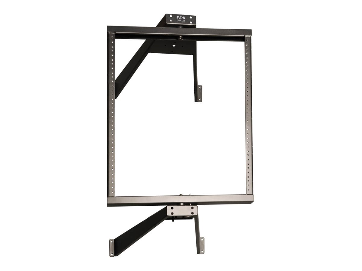 Tripp Lite 12U Wall Mount Pivoting 2-Post Open Frame Rack Cabinet Hinged
