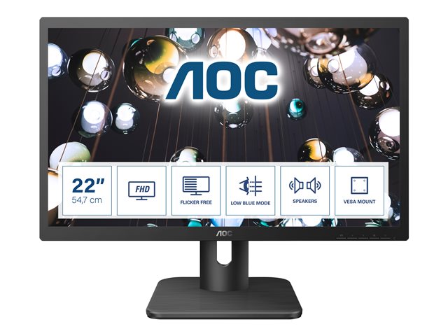 Monitor AOC 21,5'' 22E1D VGA HDMI DVI