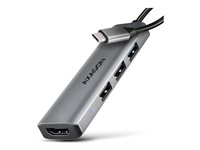 AXAGON HMC-H3A STARTER USB-C / USB4 / Thunderbolt 3 / Thunderbolt 4 Dockingstation