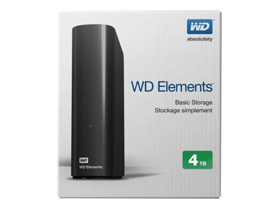 WD Elements external HDD USB3.0 4TB - WDBWLG0040HBK-EESN