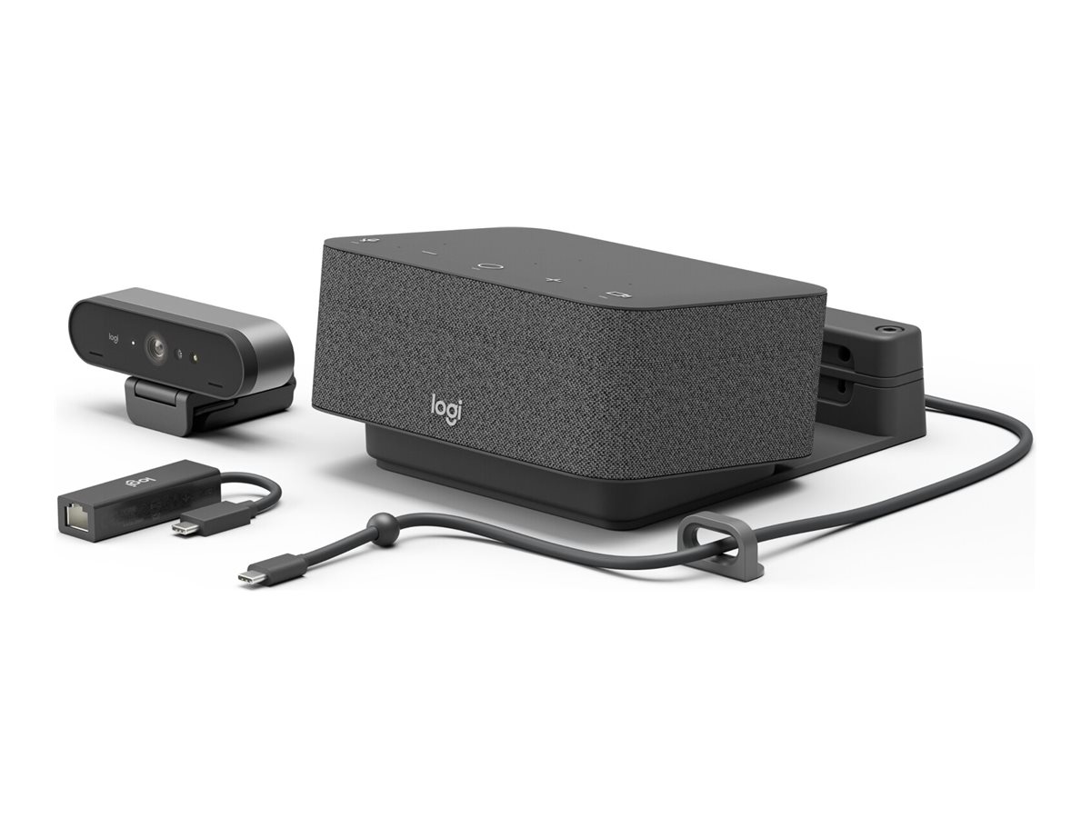 Logitech Logi Dock Focus Room Kit - souprava pro video konference - power adapter included