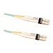 Tripp Lite 2M 10Gb Duplex Multimode 50/125 OM3 LSZH Fiber Optic Patch Cable Mini-LC / Mini-LC Aqua 6