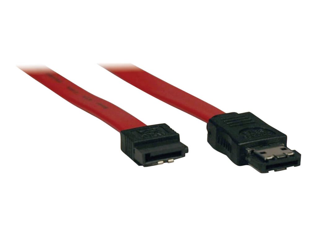 Eaton Tripp Lite Series 18in Transition Cable SATA eSATA 7Pin / 7Pin M/M 18"