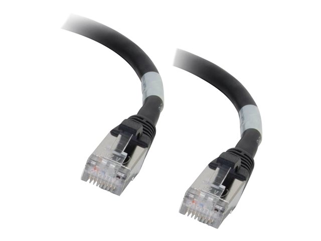 C2G Cat6a Booted Shielded (STP) Network Patch Cable - patch kabel - 2 m - černá – foto 3