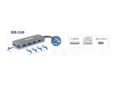 0790069468636 - Dlink - D-Link d-link Medienkonverter DUB-2340 DUB2340 (DUB-2340) (DUB2340) (DUB-2340)
