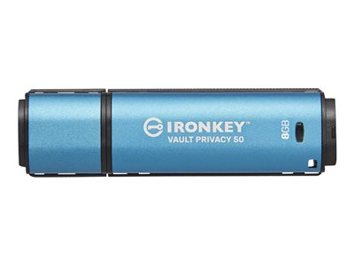 Kingston IronKey Vault Privacy 50 Series - USB flash drive - 8 GB - TAA Compliant