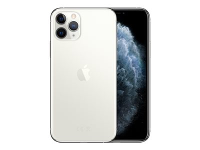 Apple iPhone 11 Pro - 4G Smartphone - Dual-SIM / Interner Speicher 512 GB - OLED-Display - 5.8" - 2436 x 1125 Pixel - Triple-Kamera 12 MP, 12 MP, 12 MP - front camera 12 MP - Silber