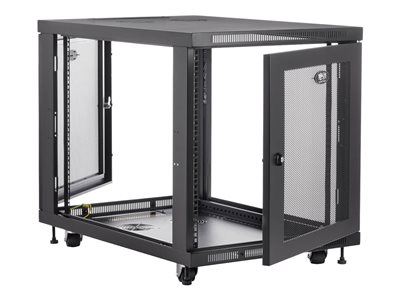 Tripp Lite 12U Rack Enclosure Server Cabinet Doors & Sides 300lb Capacity