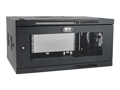 Eaton Tripp Lite Series SmartRack 6U Low-Profile Switch-Depth-Plus Wall-Mount Rack Enclosure Cabinet, Wide