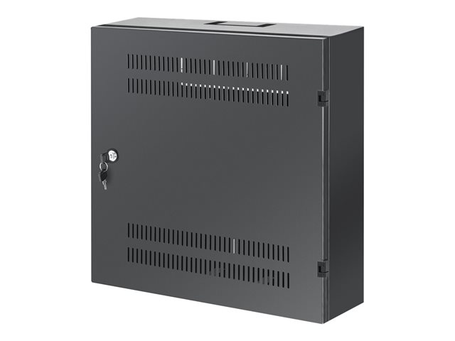 INTELLINET Low-Profile 19inch Wall Mount Cabinet with 4U Horizontal and 2U Vertical Rails 170mm 6.7 