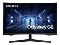 Samsung Odyssey G5 C27G55TQBU - G55T Series - LED monitor - curved - 27" - HDR