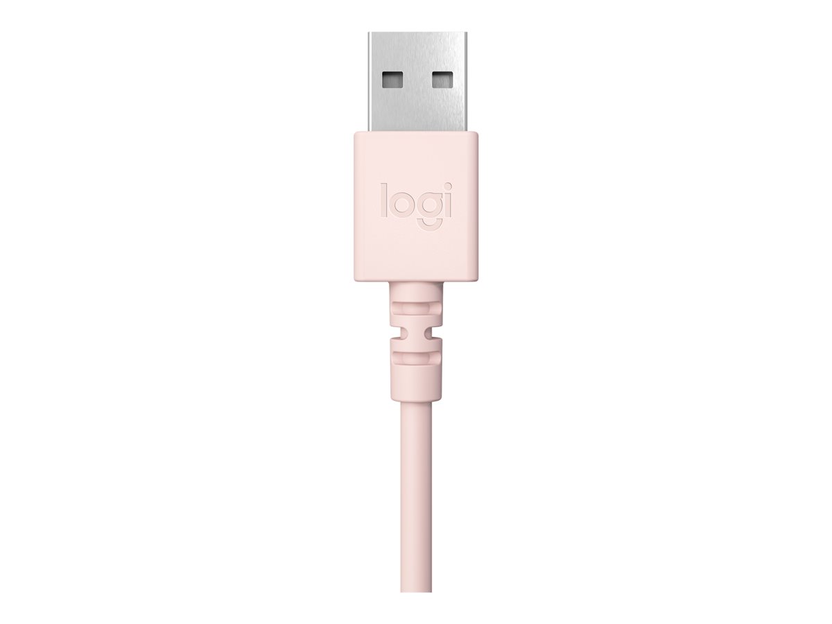 Logitech H390 - Náhlavní souprava - kabelové - USB-A - růžová KRn – foto 8