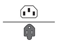 AddOn - Power cable - IEC 60320 C14 to power NEMA 5-15R