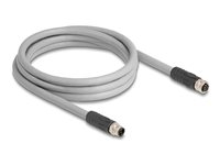 DeLOCK Afskærmet 2m Sensorforlængerkabel Grey