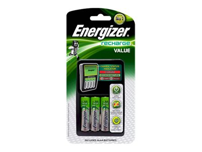 Energizer CHVCM4 battery charger 4 x AA type Product shot Front 79200