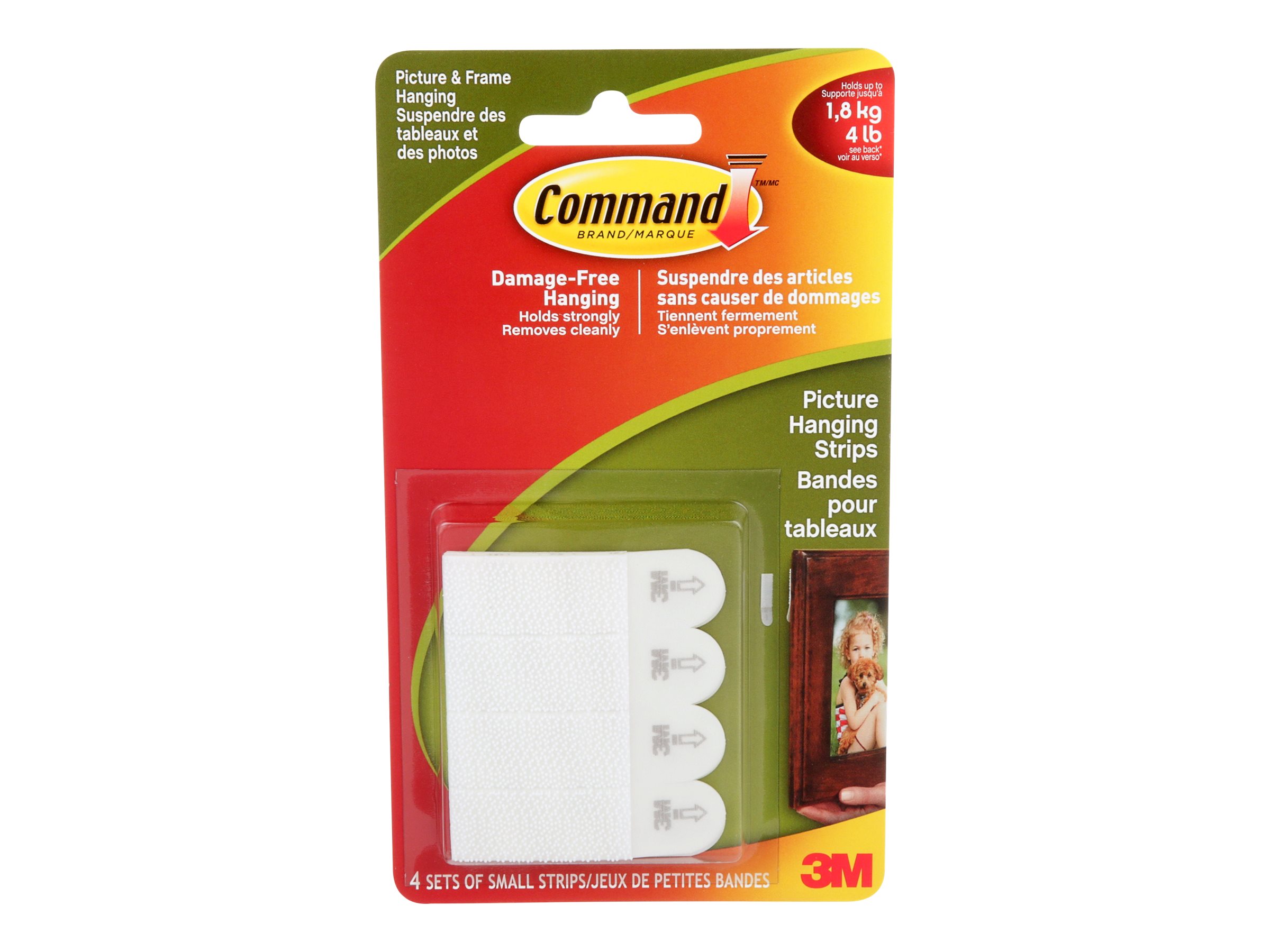 Command 3M Damage-Free Picture Hanging Strips - Small/8 pack