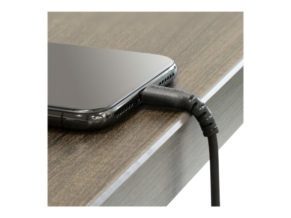 StarTech.com 3 ft(1m) Durable Black USB-A to Lightning Cable, Heavy Duty Rugged Aramid Fiber USB Type A to Lightning Charger/Sync Power Cord, Apple MFi Certified iPad/iPhone 12 Pro Max - iPhone 7/8/11/11 Pro - kabel Lightning - Lightning / USB - 1 m – foto 3