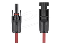 Delock DL4 (male) - DL4 (female) Sort Solkabel