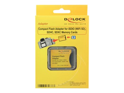 DELOCK Adapter Compact Flash -> SDHC - 62637