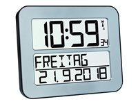 TFA Time Line Max Alarmur Sølv
