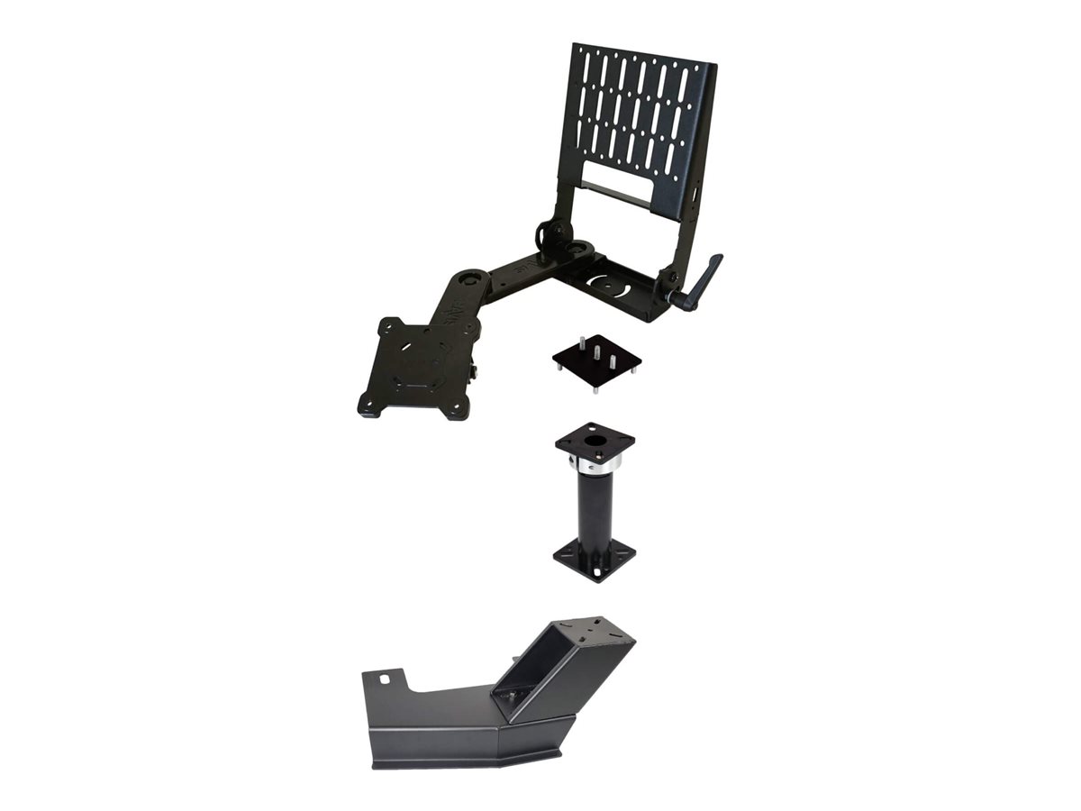 Havis Standard - Mounting kit (telescopic pole, top offset platform, heavy duty pole without height adjust handle, swivel arm, monitor mount)