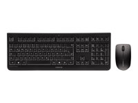 CHERRY DW 3000 - Keyboard and mouse set - wireless - 2.4 GHz - UK - black