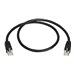 Tripp Lite Cat8 40G Snagless SSTP Ethernet Cable (RJ45 M/M), PoE, Black, 2 ft. (0.6 m)