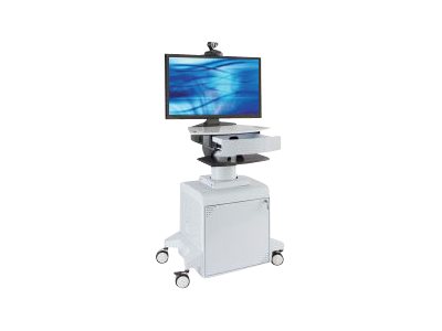 Avteq TMP 800 Cart for LCD display / keyboard medical steel screen