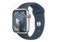 Apple Watch Series 9 (GPS + Cellular) 45 mm Blå Sølv Smart ur