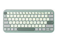ASUS Marshmallow KW100 - keyboard - 1.6 mm key travel - 75% compact - green tea latte Input Device