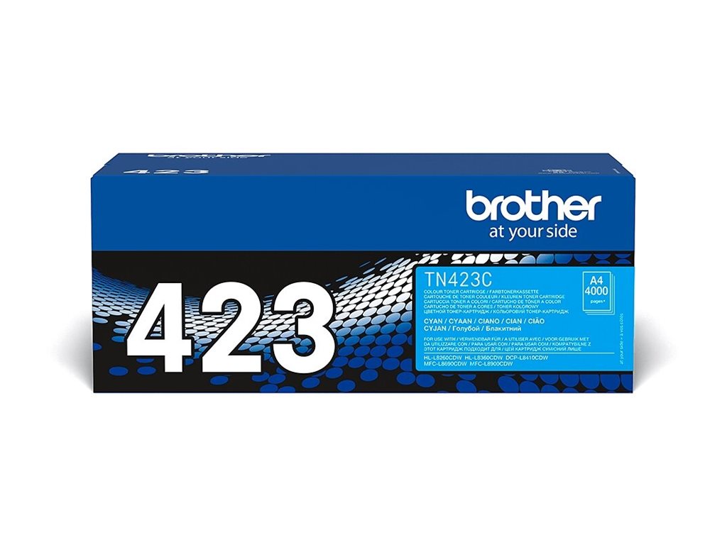 Brother Tn423c Jumbo Yield Cyan Original Toner Cartridge