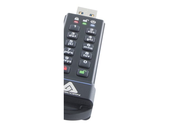 Cle securisee Apricorn Aegis 3.0 - Cle USB - chiffre - 1 To - USB 3.0 - FIPS 140-2 Level 3 - Conformite TAA