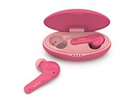 Belkin SoundForm Nano for Kids Trådløs Ægte trådløse øretelefoner Pink