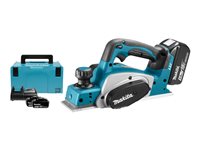 Makita LXT DKP180RTJ Høvl Med batteri 2 batterier inkluderet