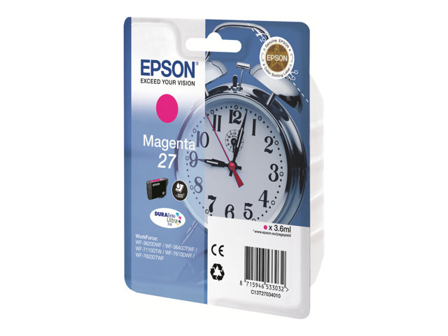 Epson 27 - magenta - original - ink cartridge